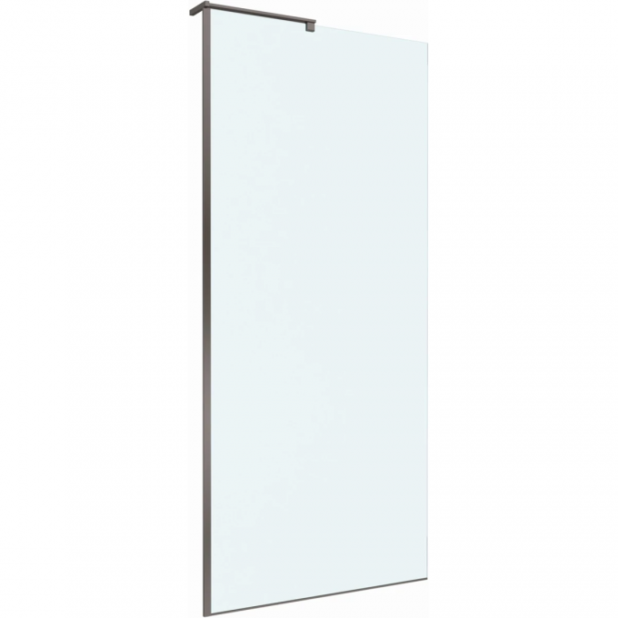 Душевая перегородка BELBAGNO 800x2000 мм Оружейная сталь UNO-L-1-TB-80-C-GM