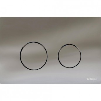 Клавиша смыва BELBAGNO TWIN BB-P57120 хром