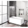 Шторка на ванну BELBAGNO UNO-V-1-90/150-CH-CR