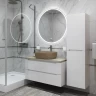 Тумба Bianco Lucido 80 см BELBAGNO ETNA ETNA80BL-KEPMCO-1302H316-SET