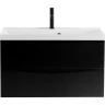 Тумба Nero Lucido 79,6 см BELBAGNO MARINO MARINO-800-2C-SO-NL-P