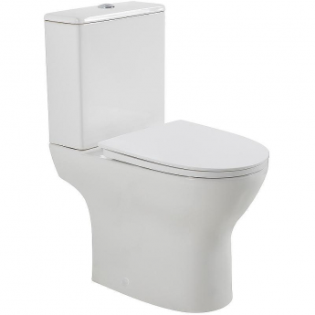 Унитаз-компакт безободковый с сиденьем BELBAGNO LOUNGE BB045CPR/SC + BB045/051T