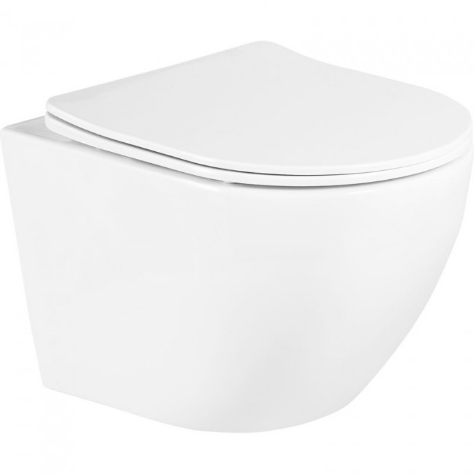 Унитаз подвесной безободковый BELBAGNO BB520CHR/BB2322SC